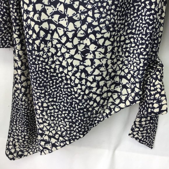 Lady Dorby Women Blue Mutton 3/4 Sleeve Blouse 16W - Picture 5 of 9